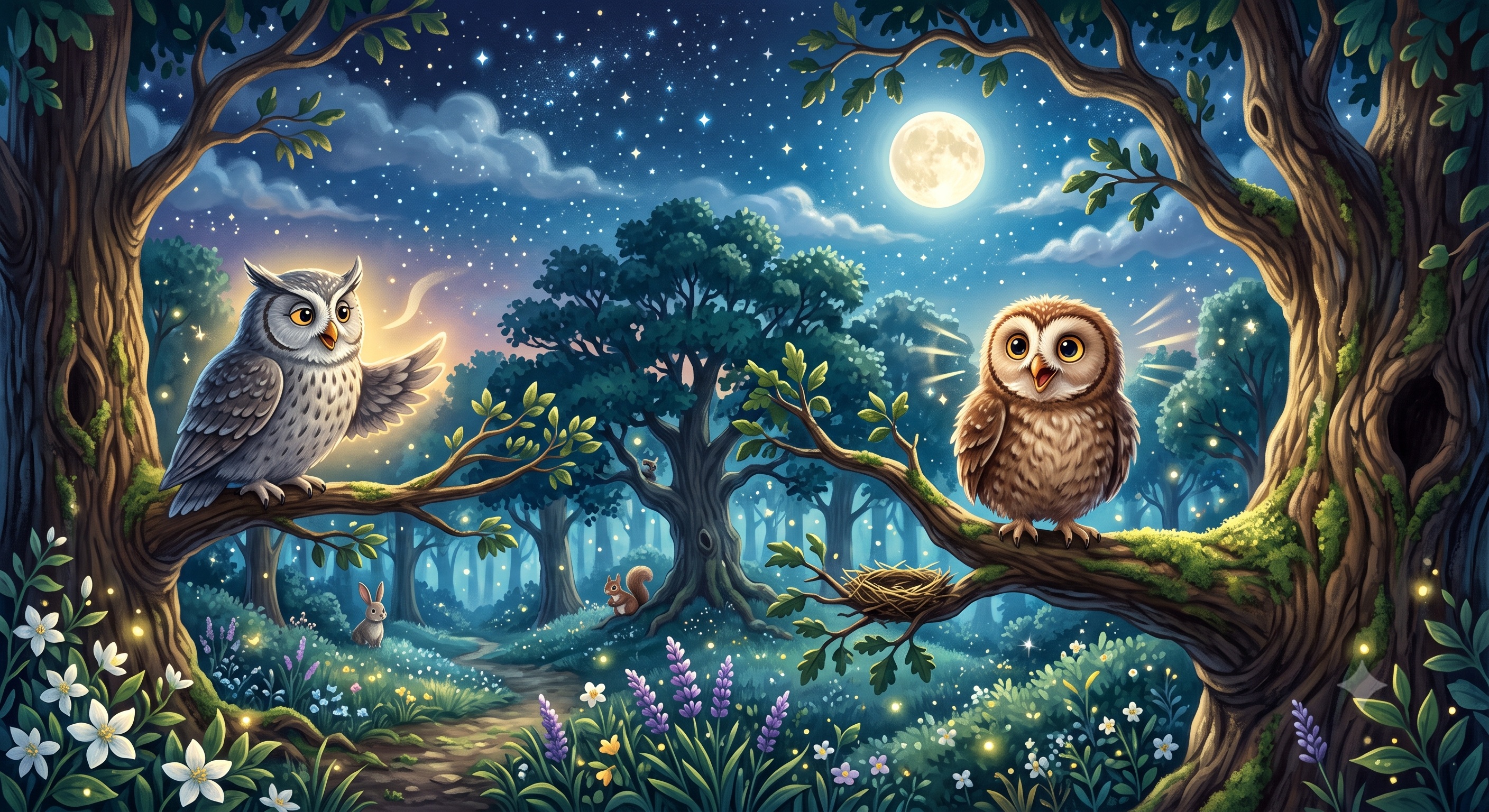 The Wise Owl's Lesson